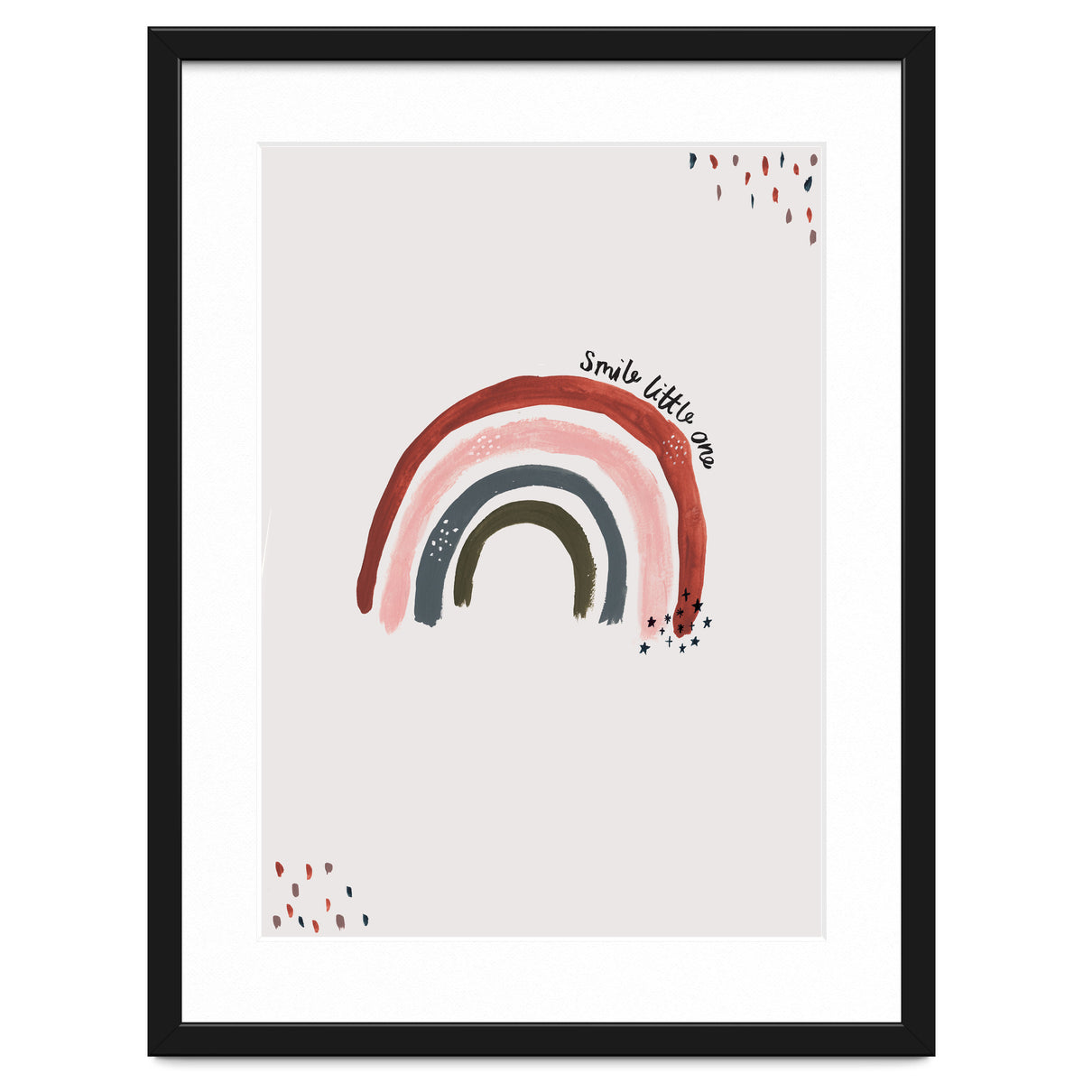 Smile Little One Rainbow Portrait