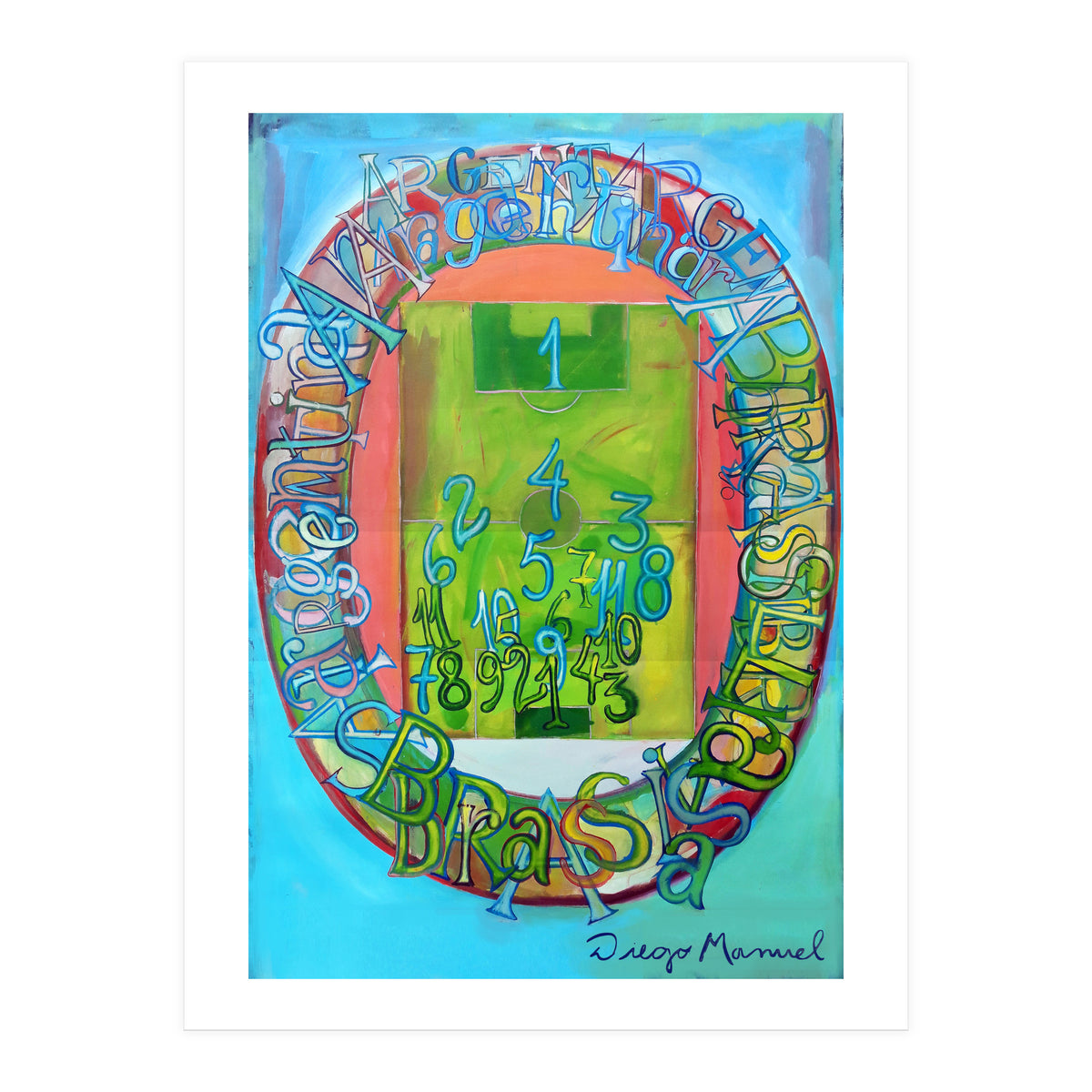 Brasil Argentina 2 (Print Only)