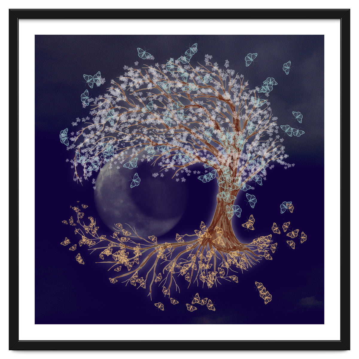 Tree of life in the night