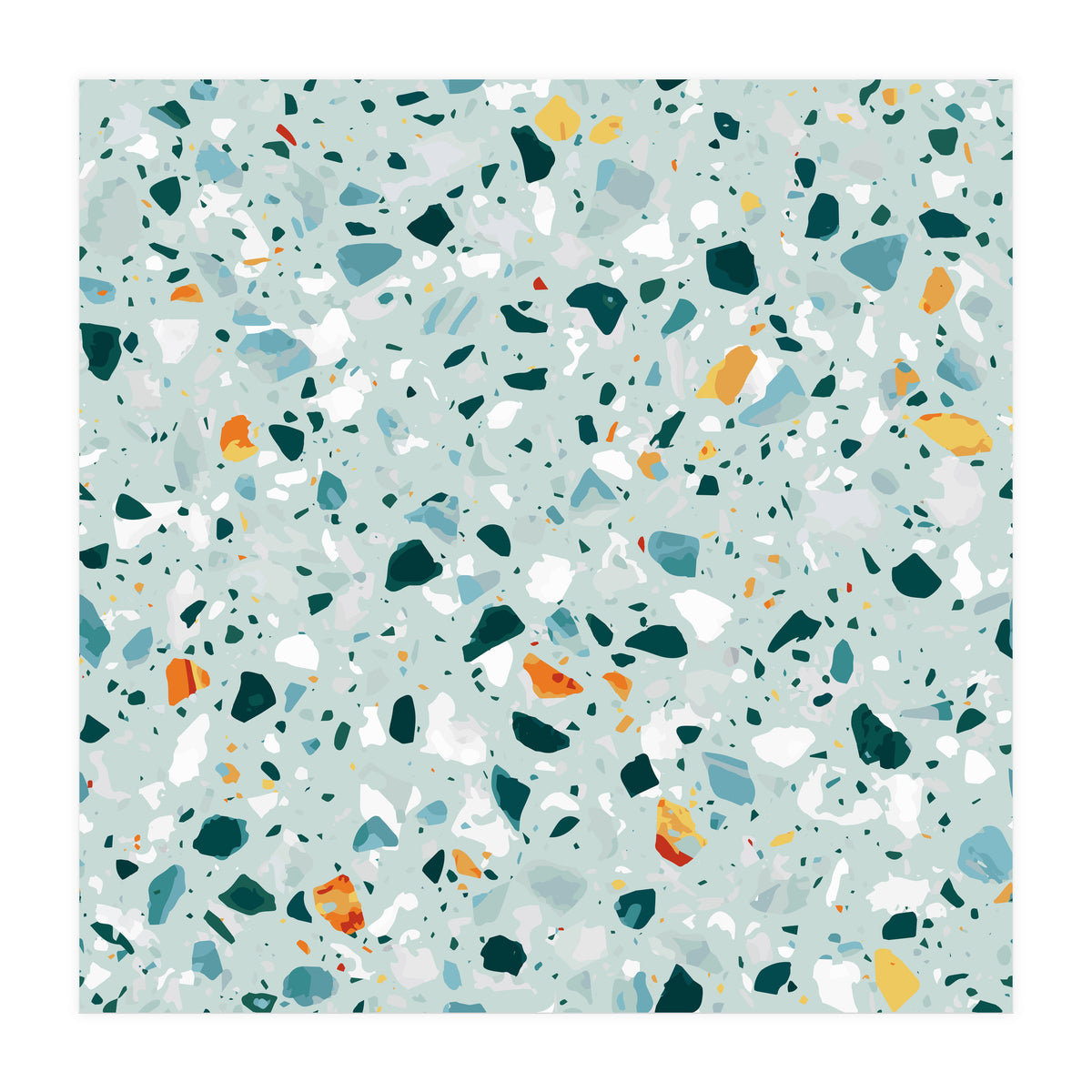 Mint Terrazzo (Print Only)