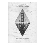 Coordinates SAN FRANCISCO Golden Gate Bridge (Print Only) thumbnail