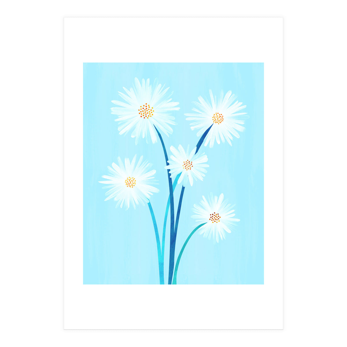 Ice Daisies (Print Only)