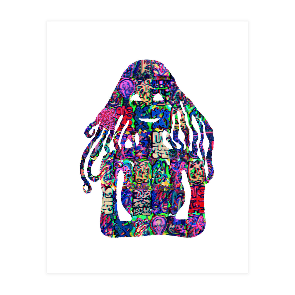 Mujer Digital 4 8  (Print Only)