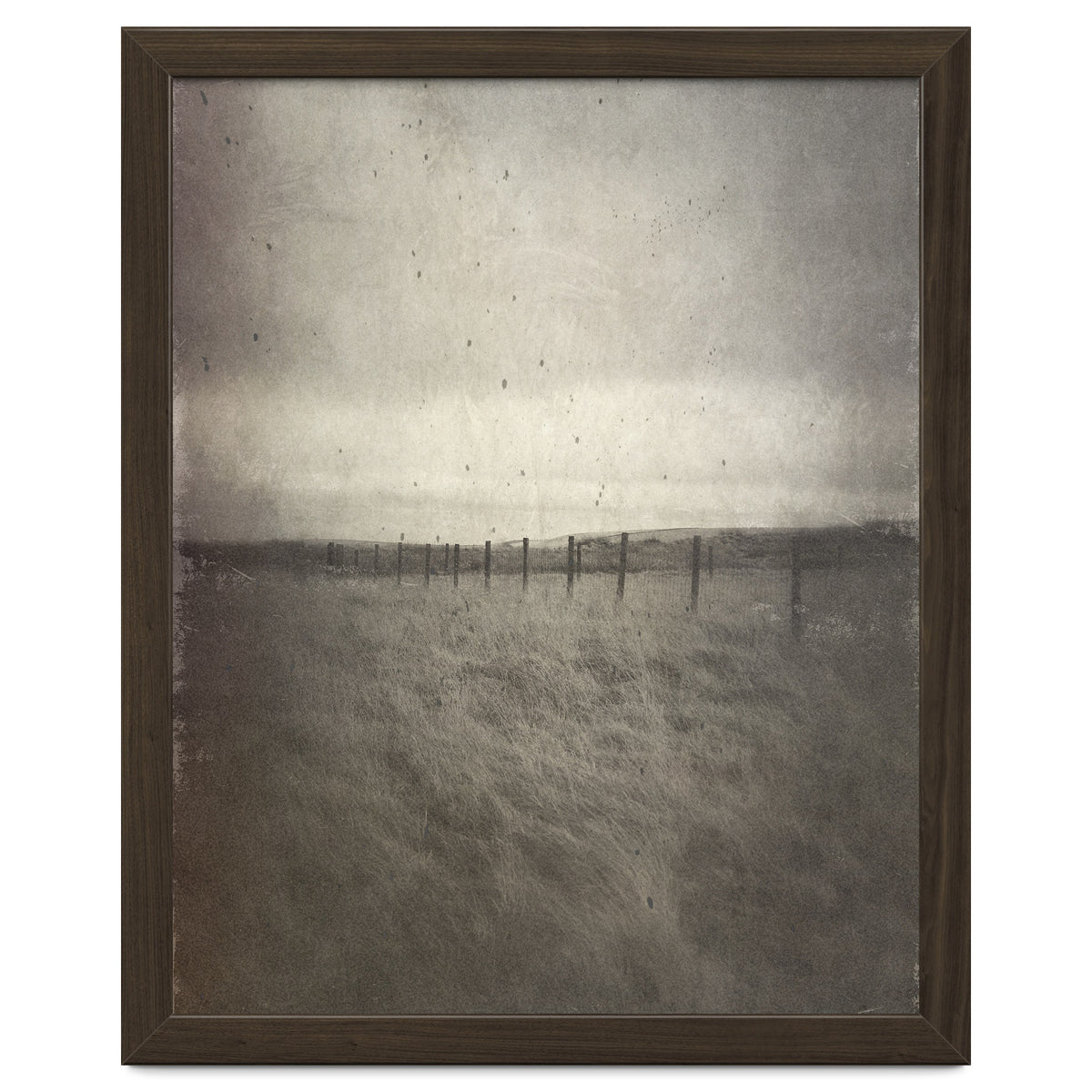 Bleak winter landscape of Saddleworth Moor