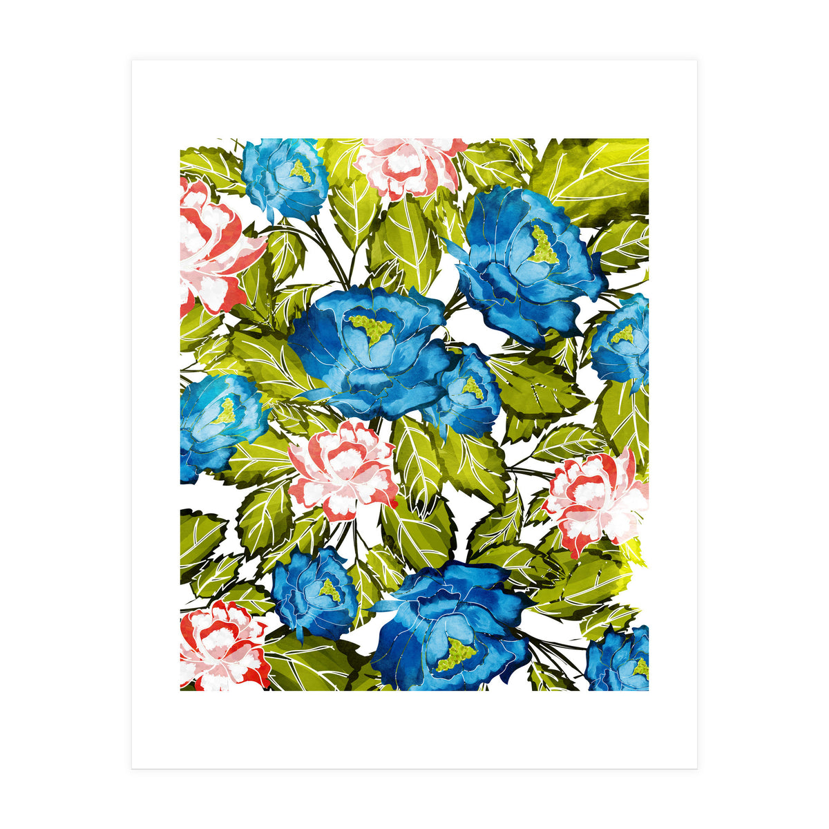 Indigo Bloom (Print Only)