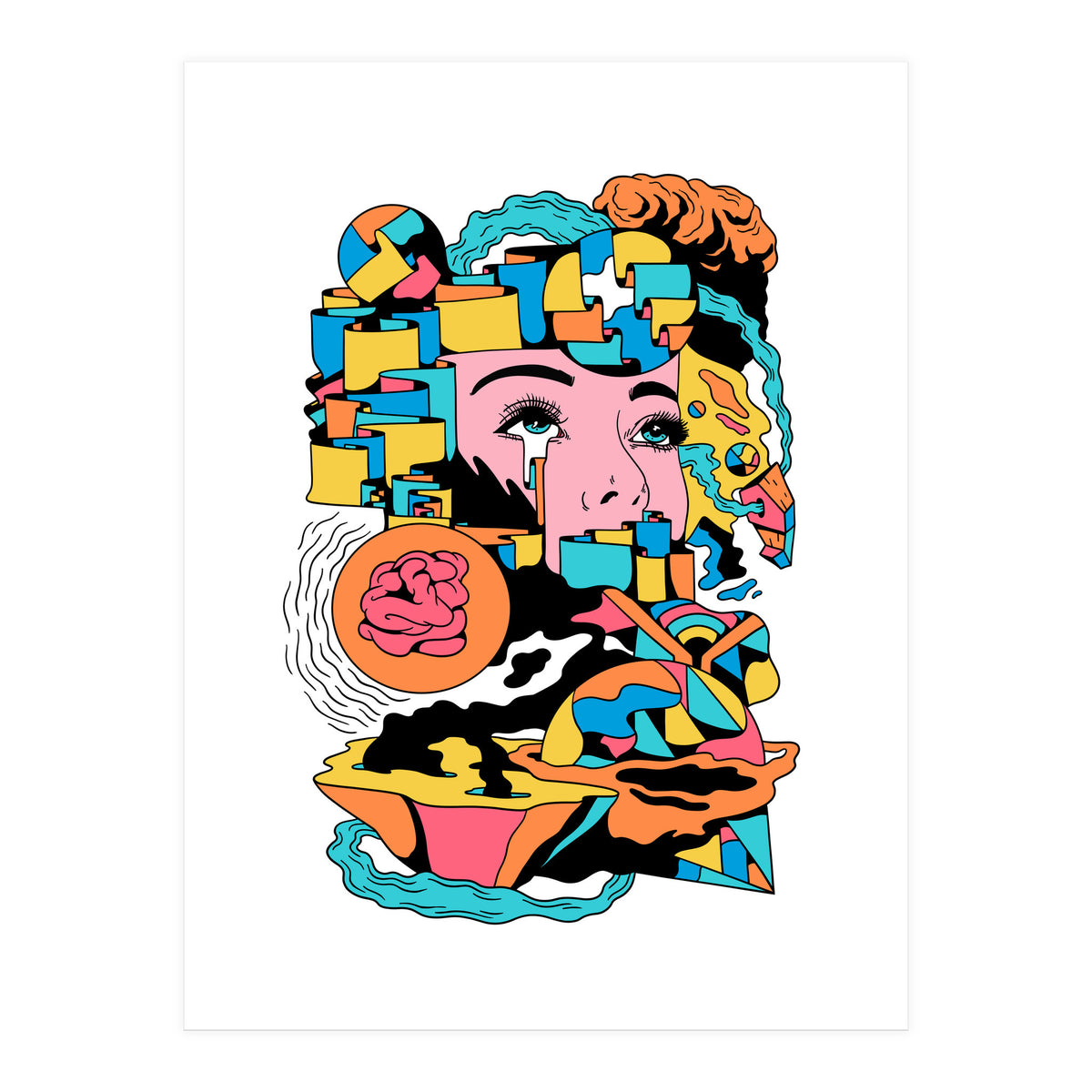 Sad Cliffs (Print Only)