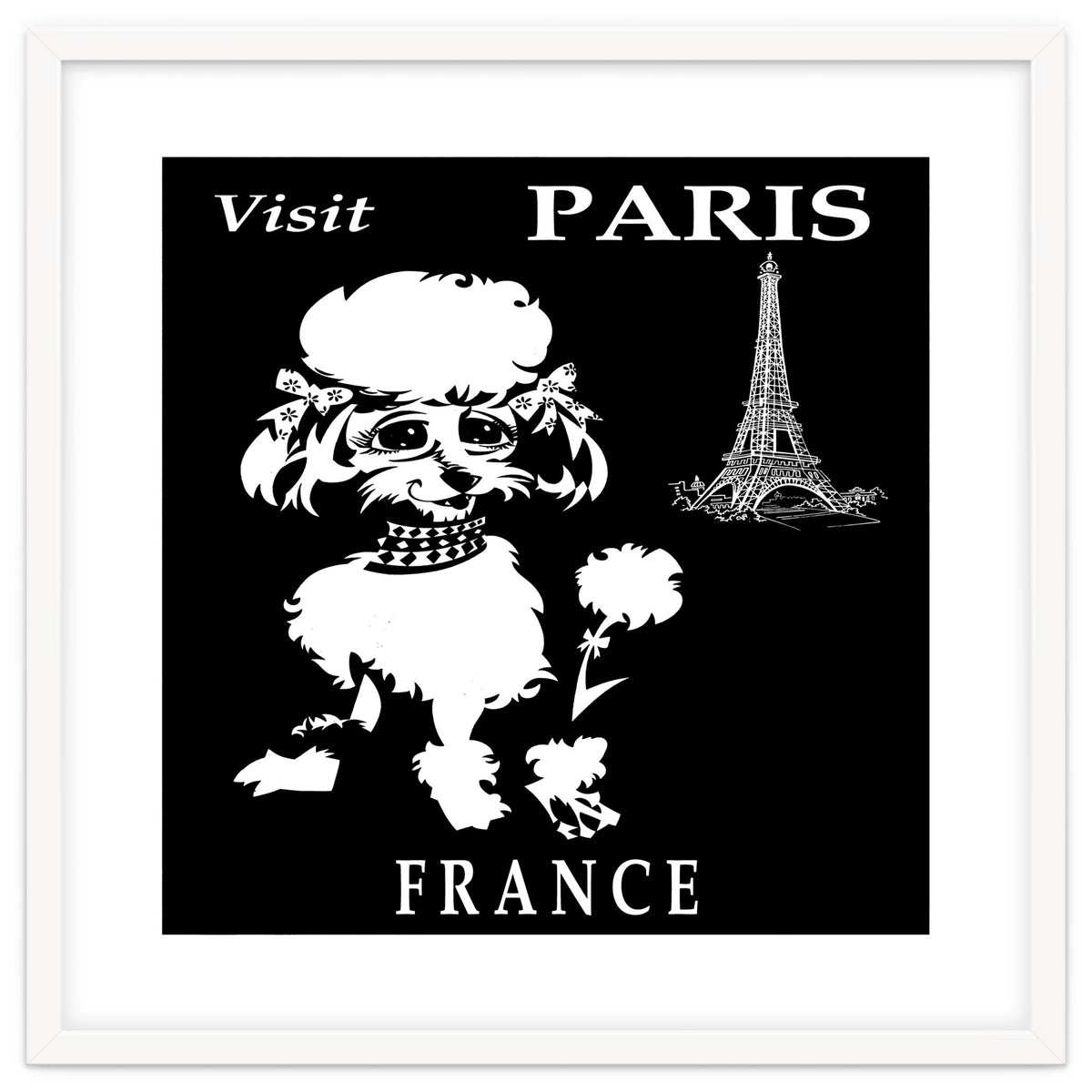Paris France Travel Poster