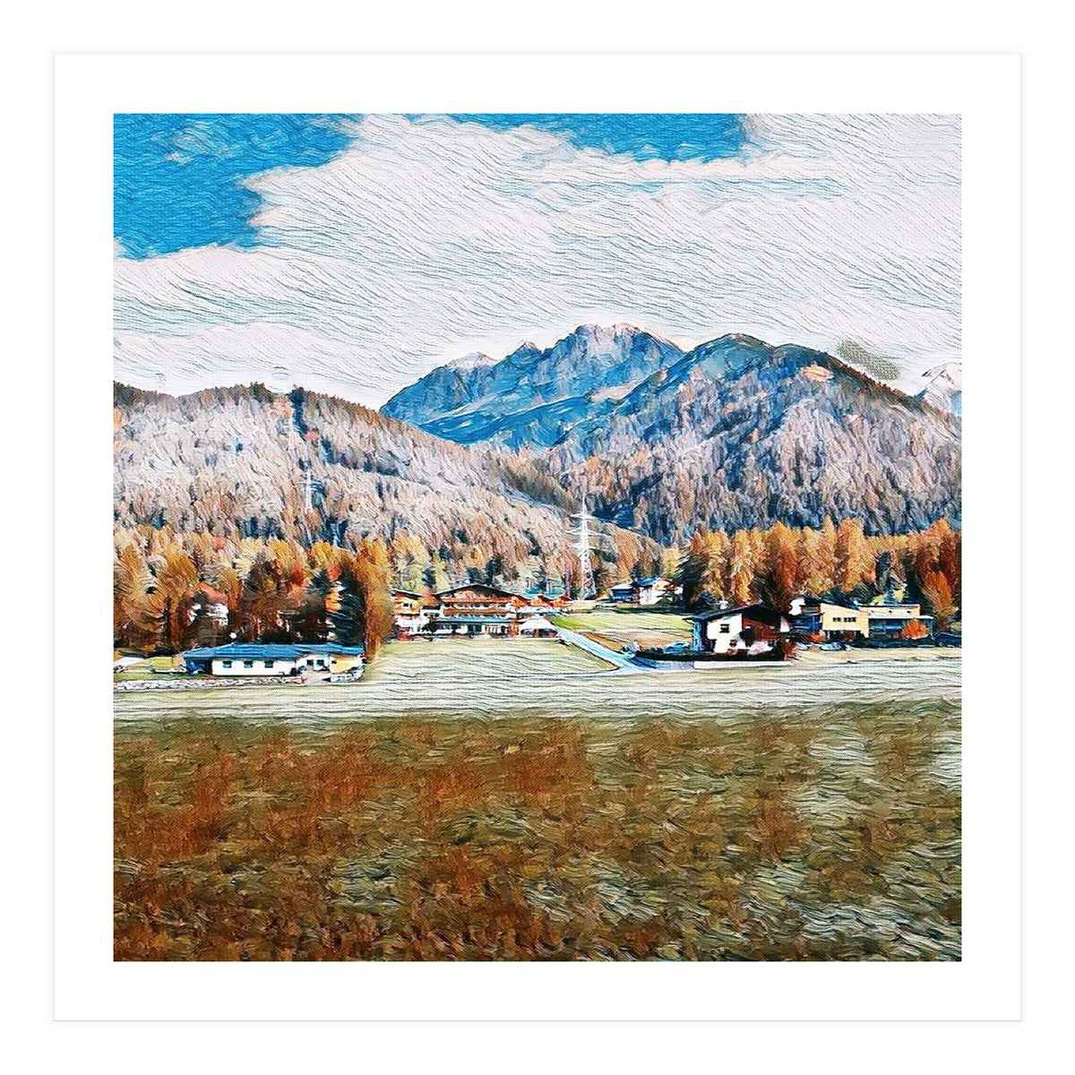 Trentino Alto Adige, Italy. (Print Only)