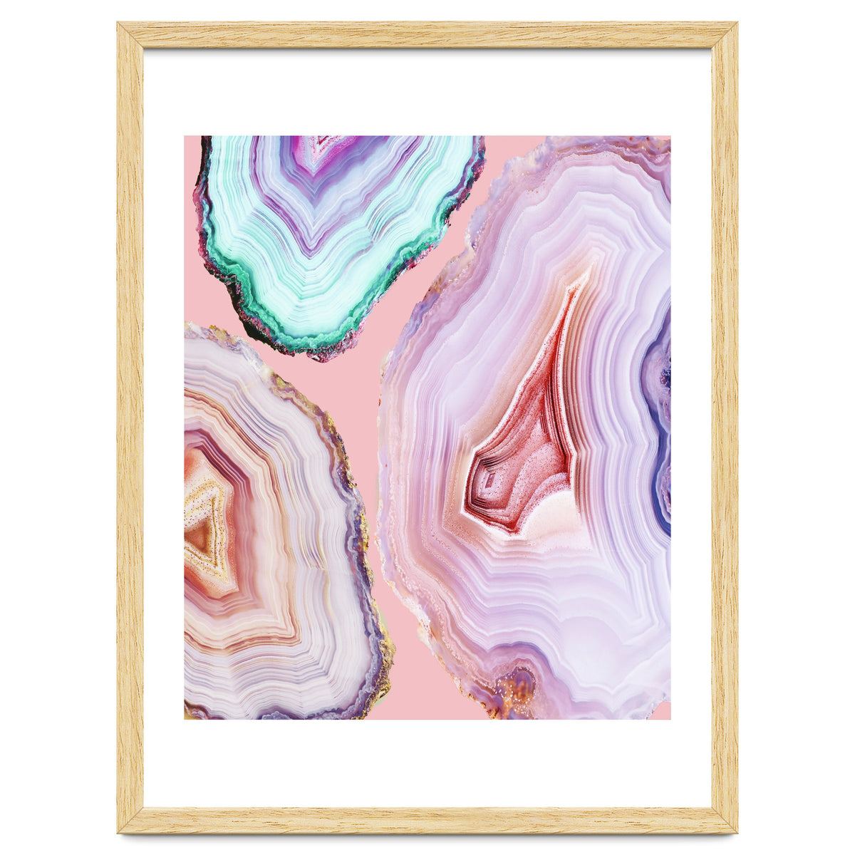 Mineral Agates #Glam collection