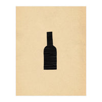 Abstract wine bottle (Print Only)