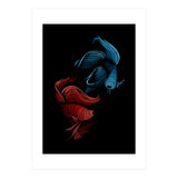 bettas fight (Print Only) thumbnail