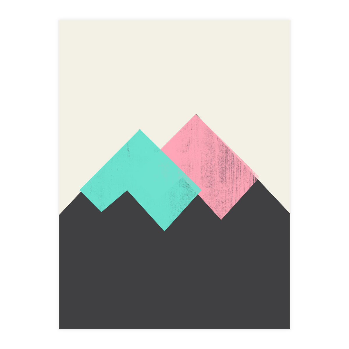 Pastel Mountains I (Print Only)