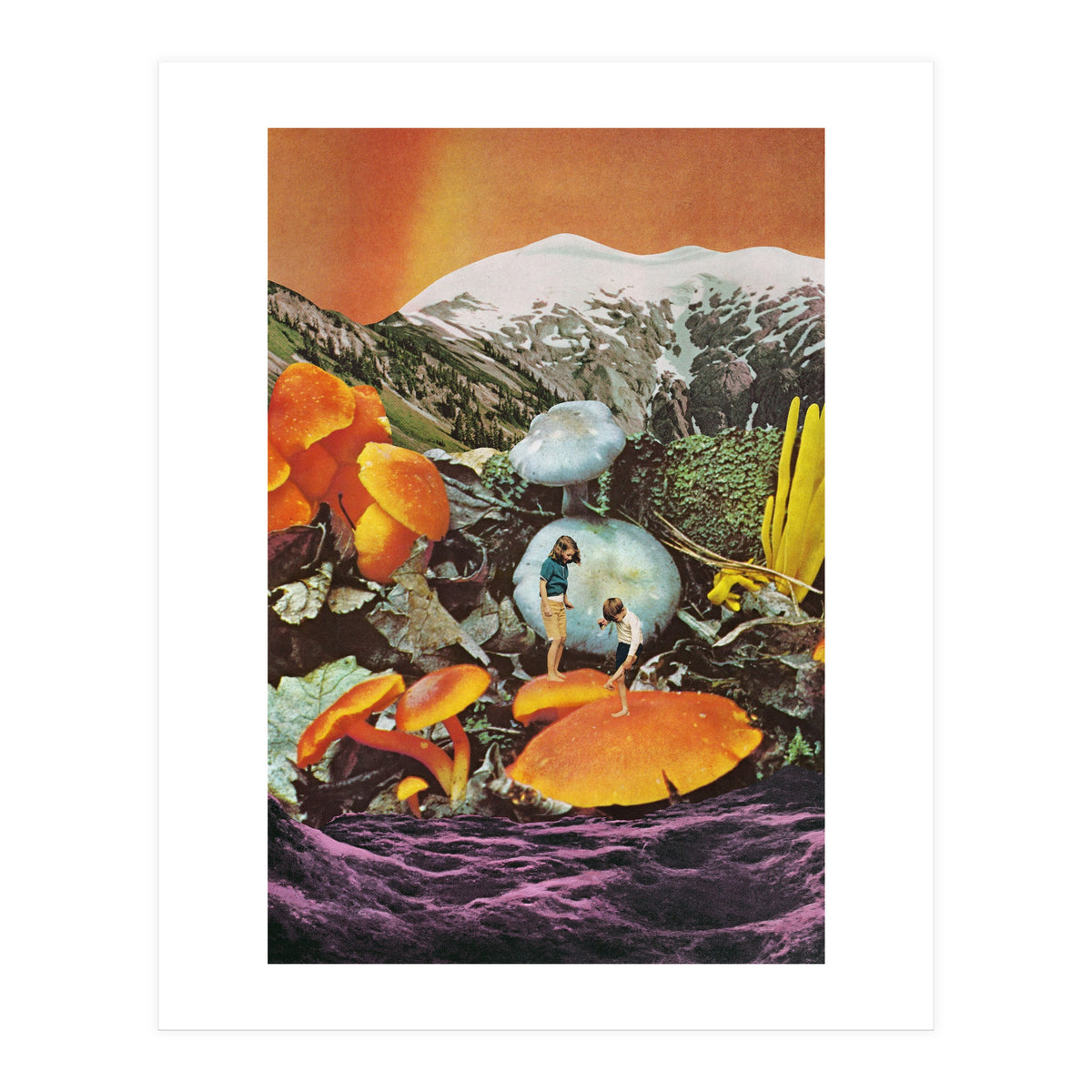 Glowing Mushrooms (Print Only)