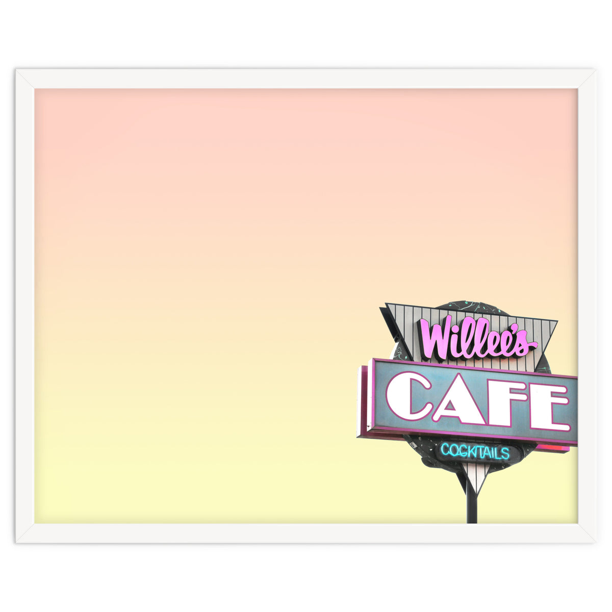 Willees Cafe and Cocktails Neon Sign