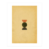 Blurry mid century modern shapes (Print Only) thumbnail