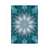 Mandala - Green, White, Rose (Print Only) thumbnail