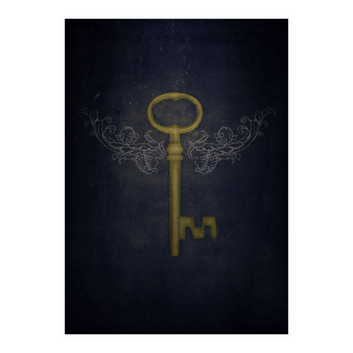 Winged Key (Print Only)