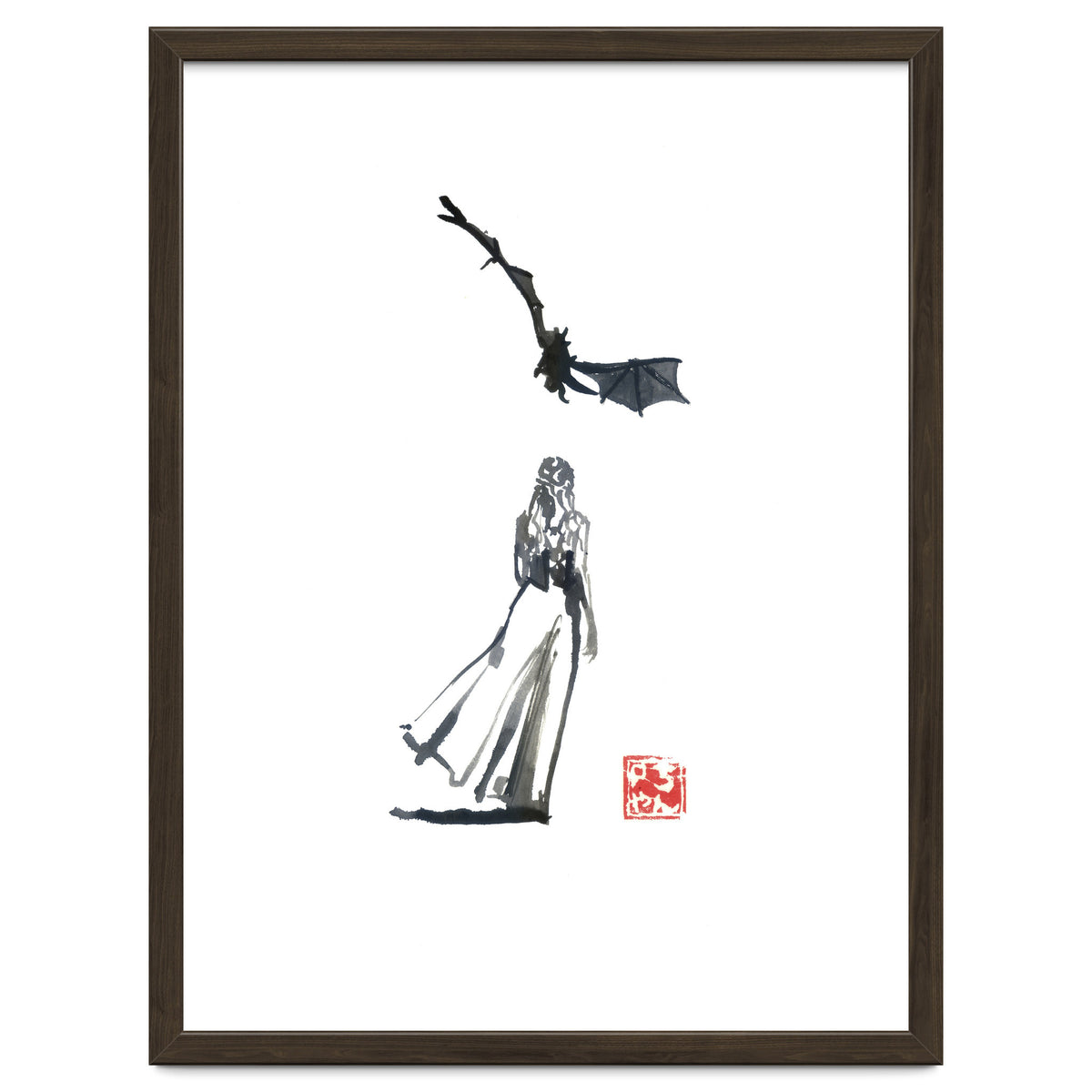 daenerys targaryen and the dragon