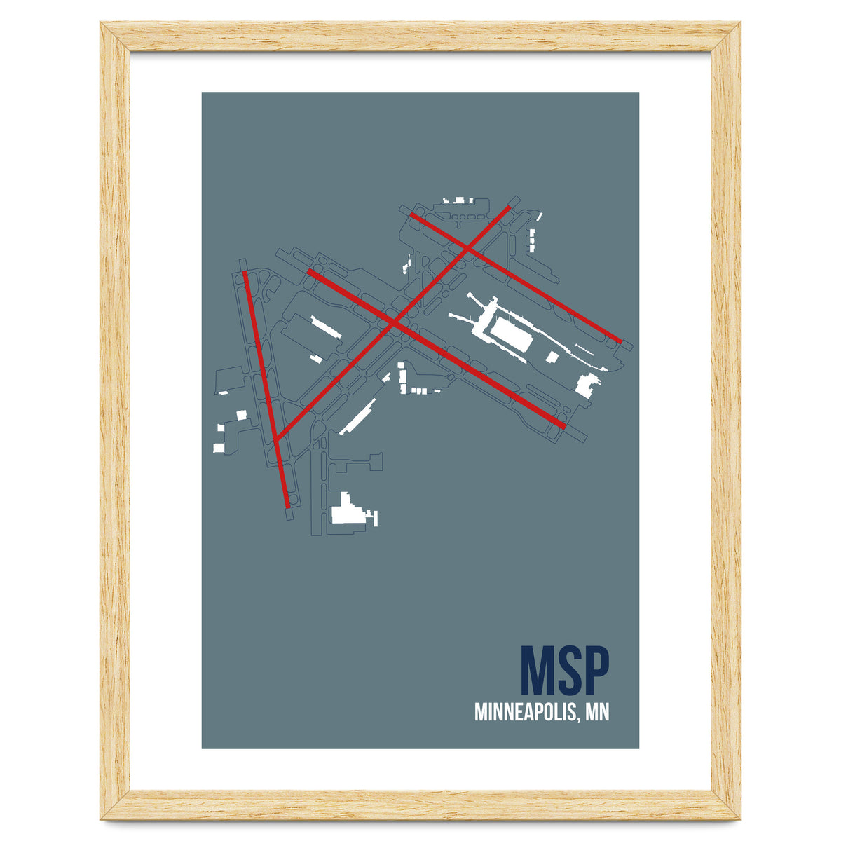 Minneapolis Airport Layout