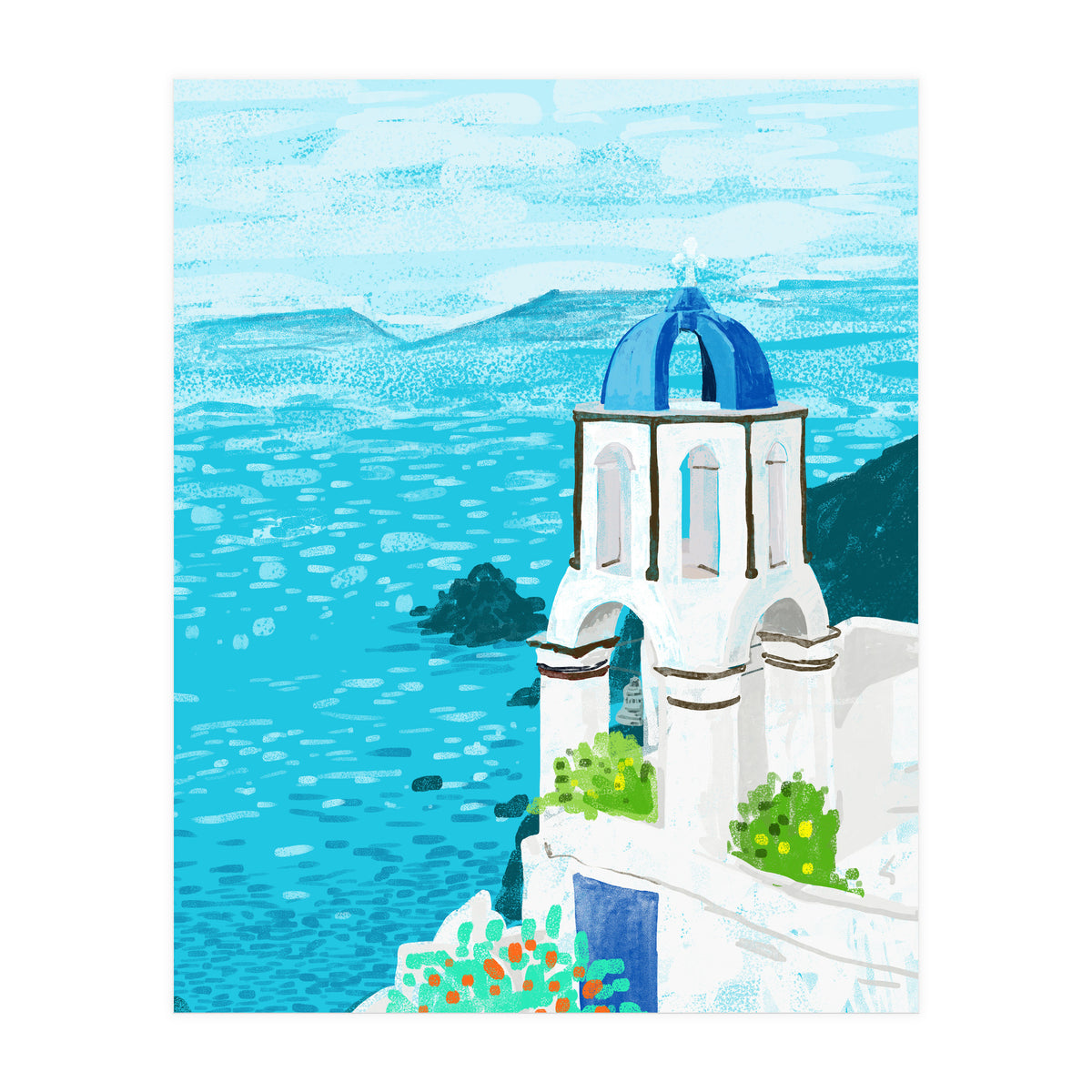 Greek Landscape (Print Only)