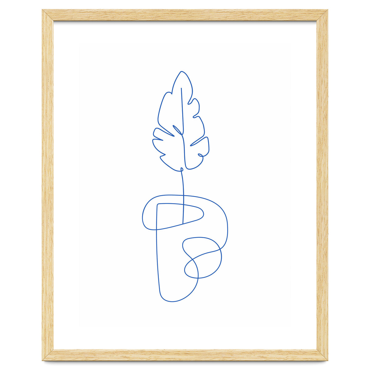 One Line Art Botanical