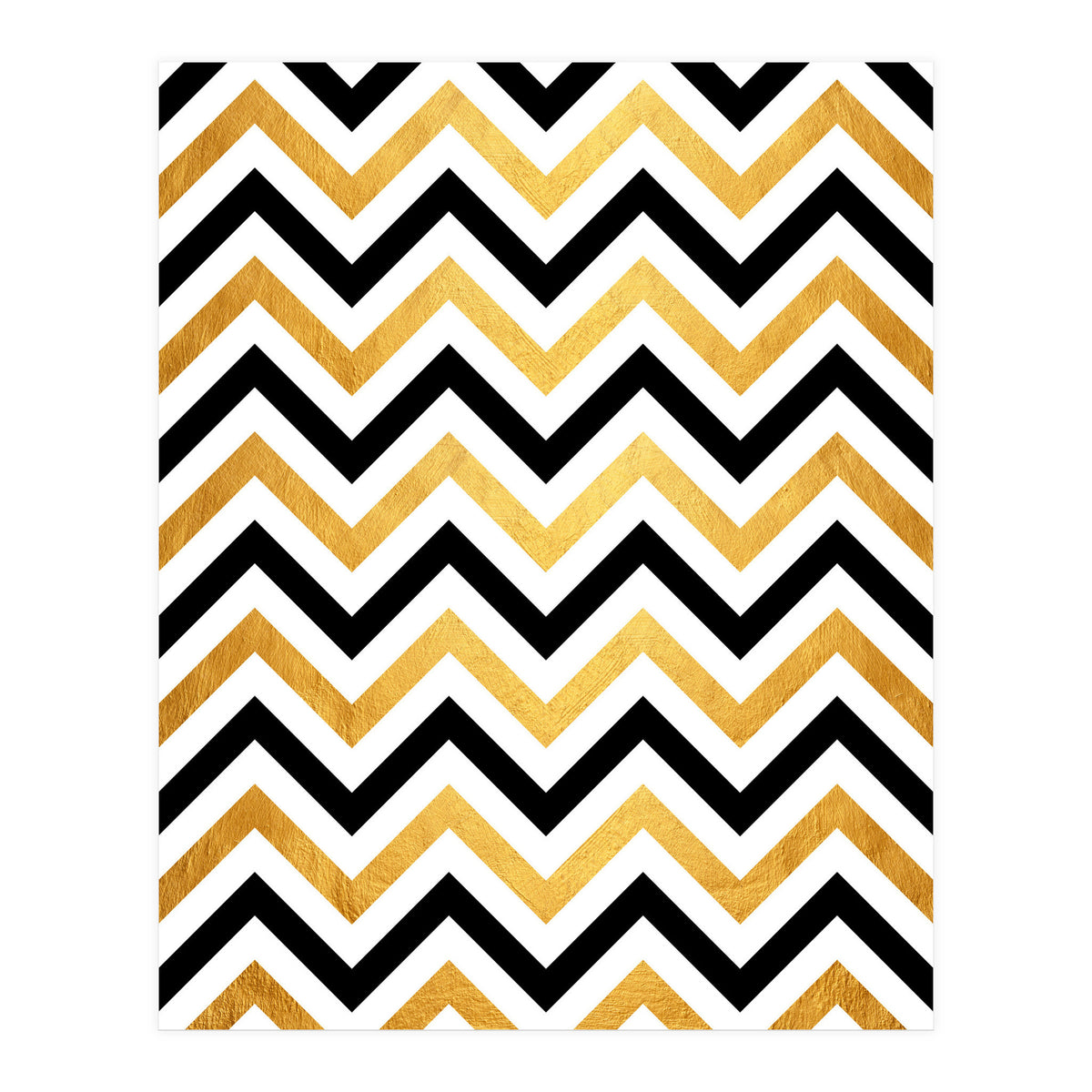 Chevron Golden III (Print Only)