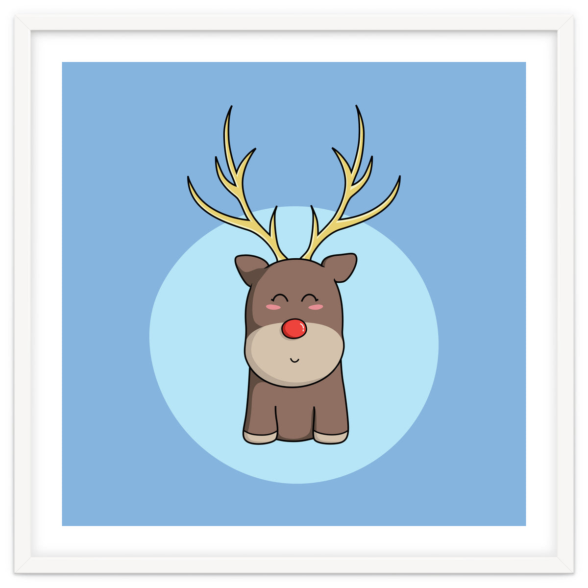 Kawaii Cute Christmas Reindeer