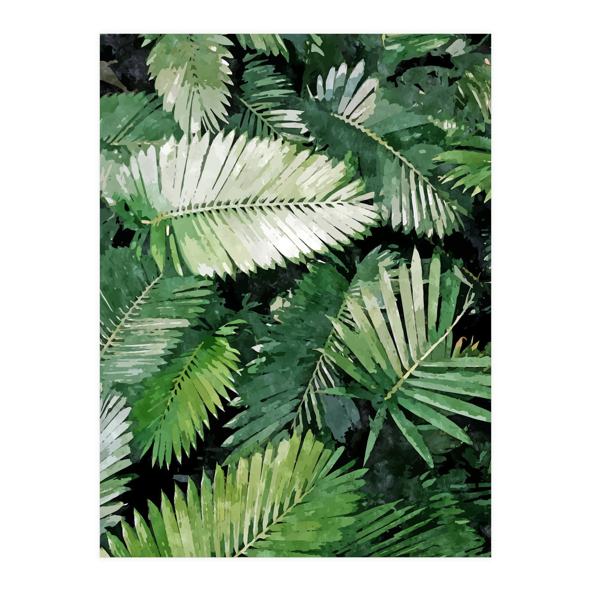 Life Is Better With Palm Trees (Print Only)