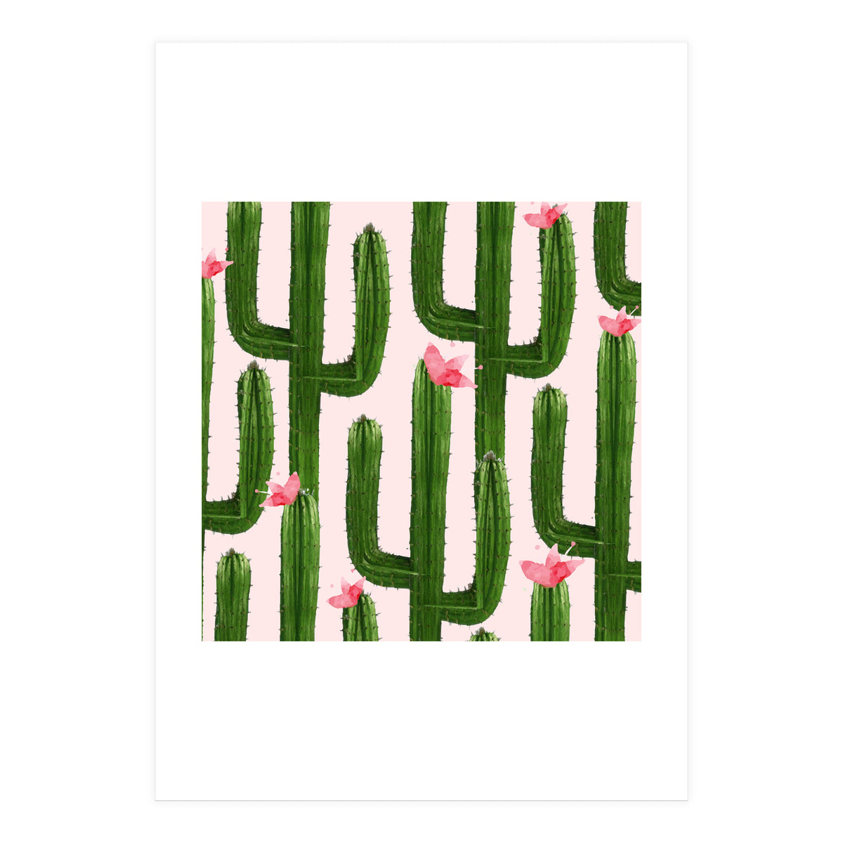 Happy Cacti (Print Only)
