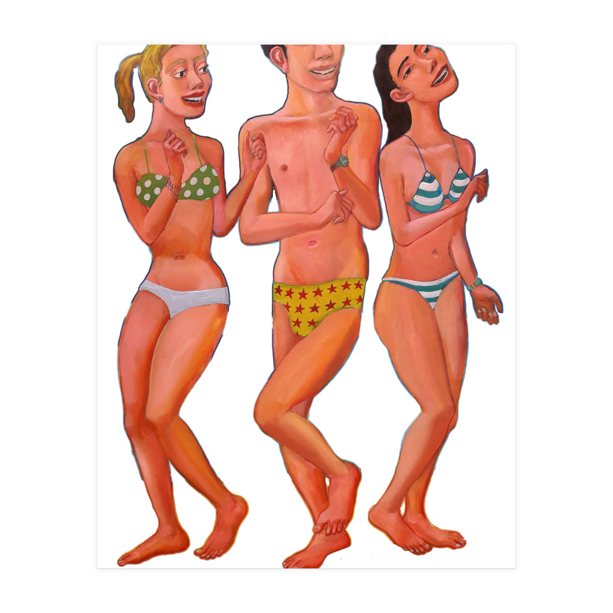 Bailando En La Playa 7 (Print Only)