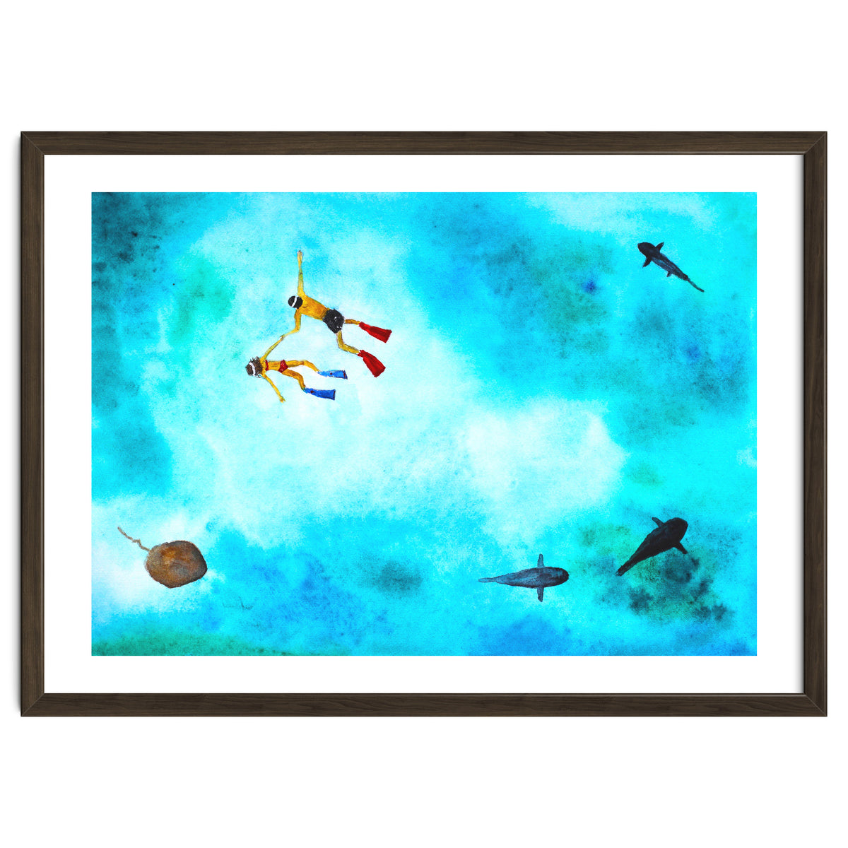 One summer day || watercolor