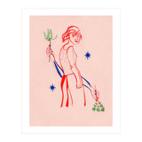 Red lips woman (Print Only) thumbnail