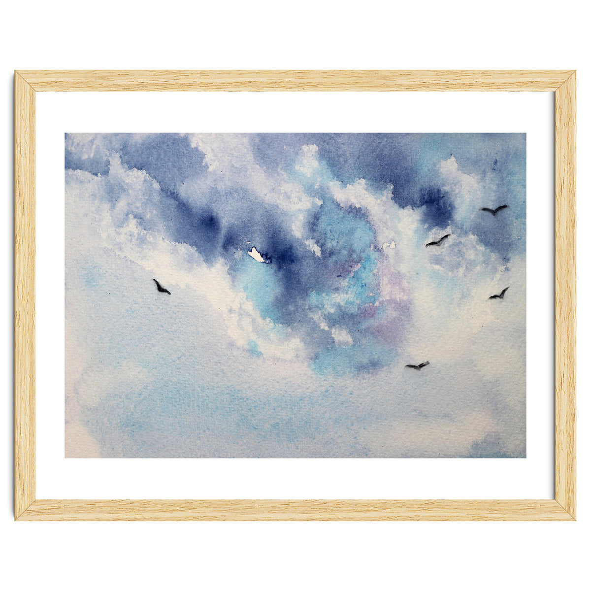 Dramatic sky || watercolor