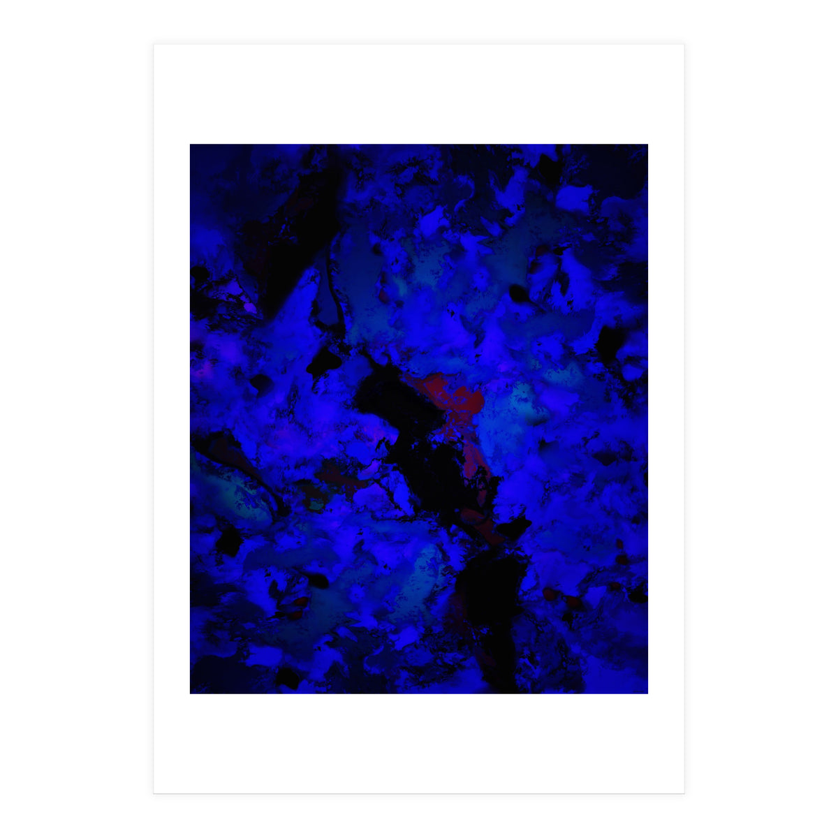 A Dark Blue Crash (Print Only)