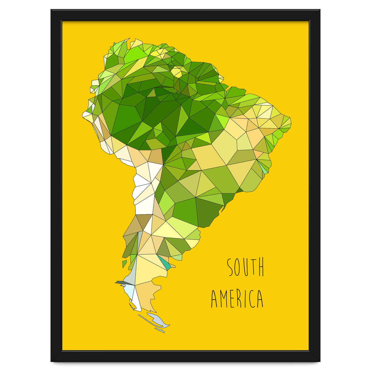 SOUTH AMERICA – Yellow