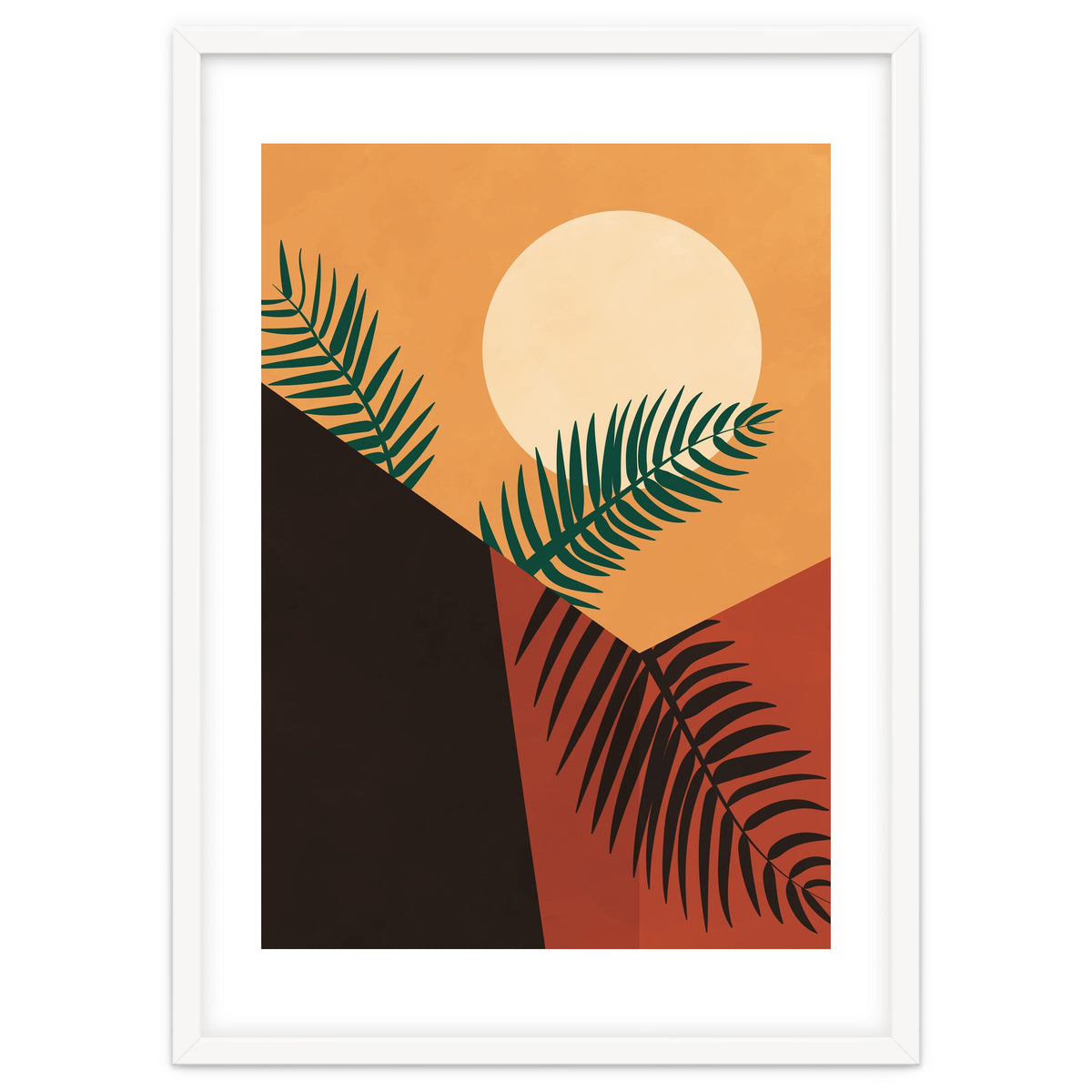 Bohemian Palm Tree Leaves