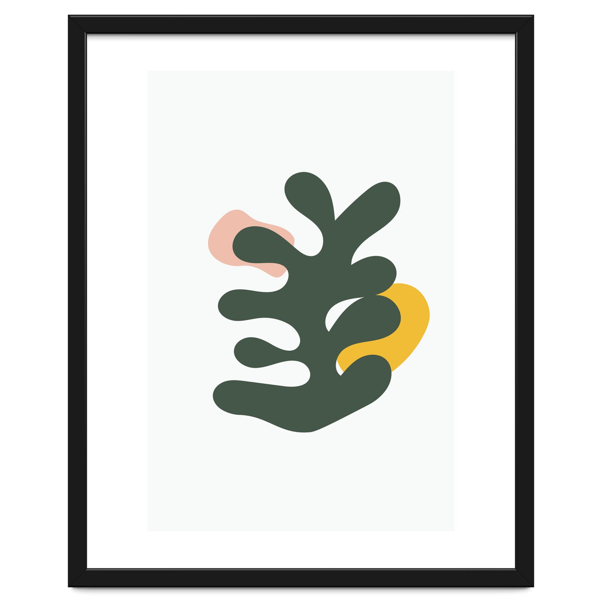 Botanical Mid Century Geometric Art