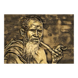 Old Man with Pipe (Print Only) thumbnail