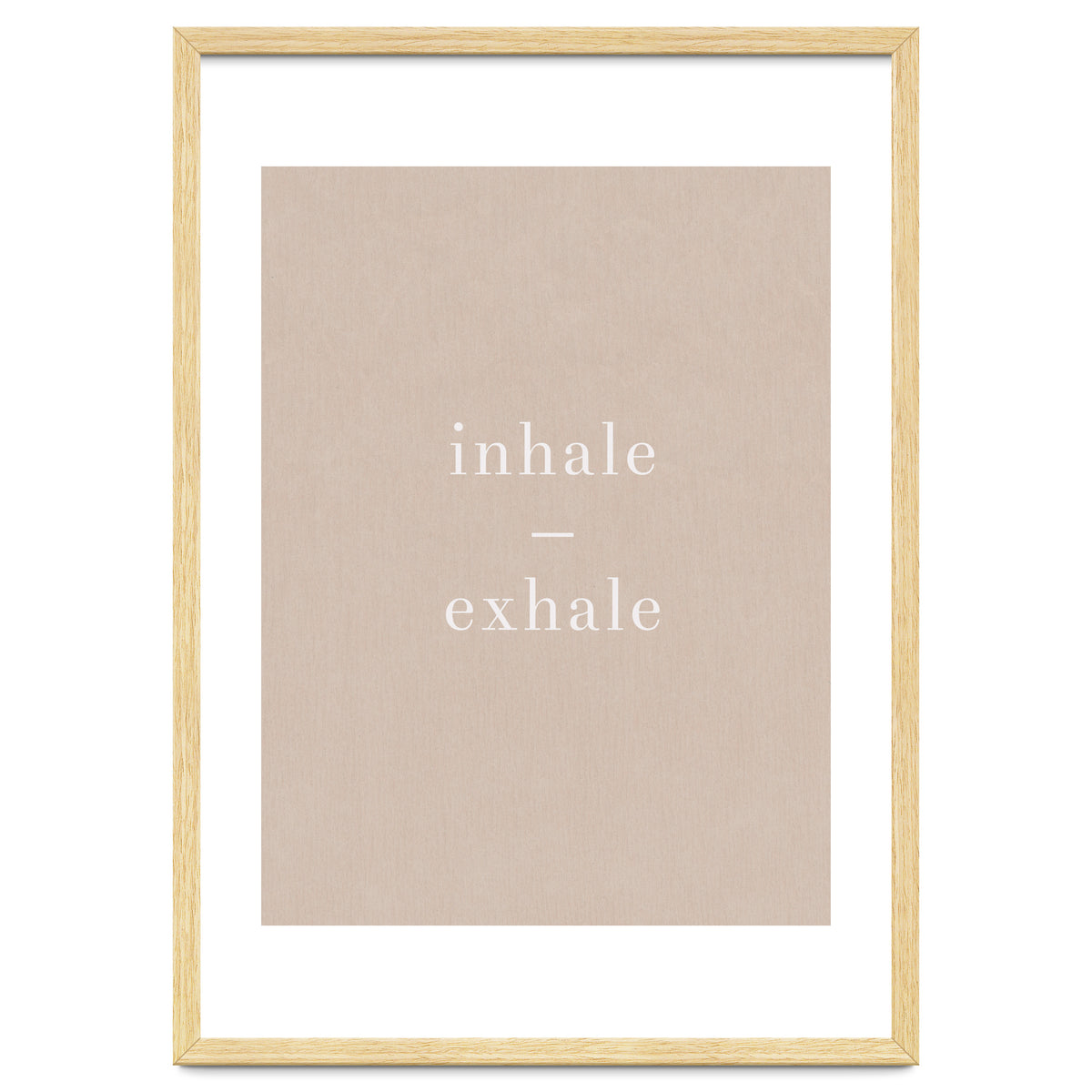 Inhale Exhale Beige Yoga
