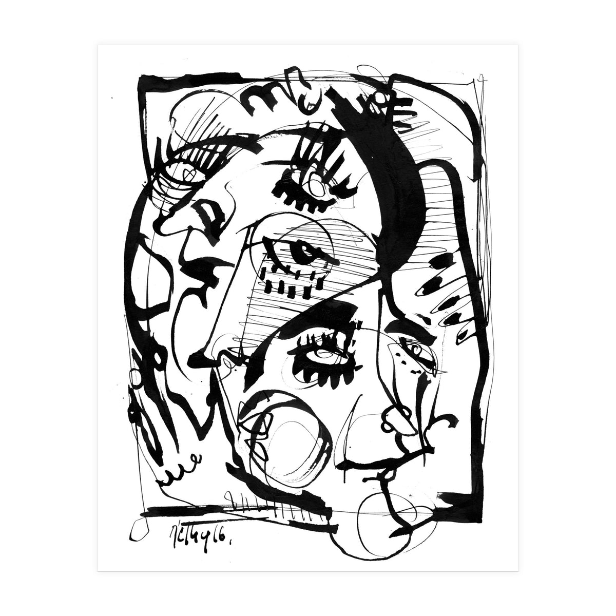 The Pretty People - b&w (Print Only)