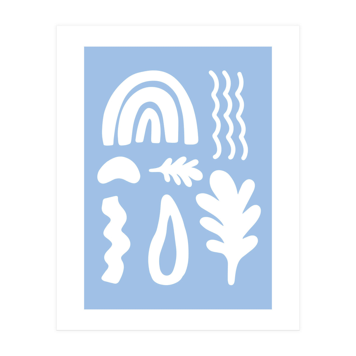 Abstract Happy Shapes (Print Only)