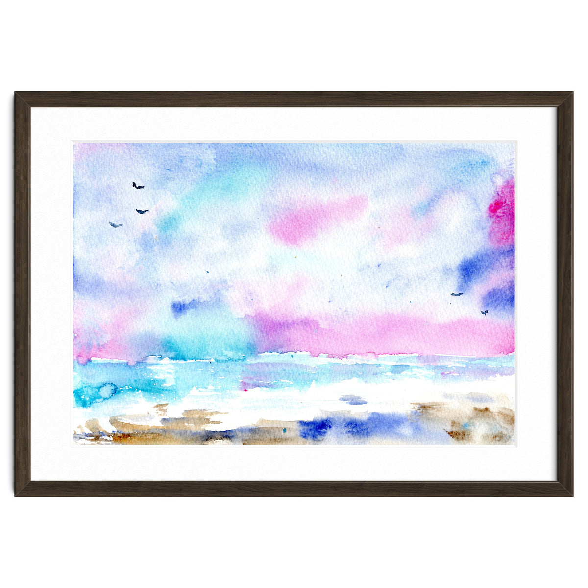 Tenderness of the sea || watercolor