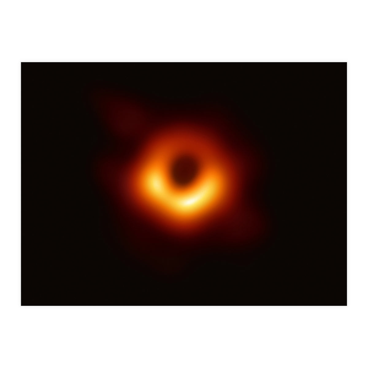 First Image of a Blackhole (Print Only)