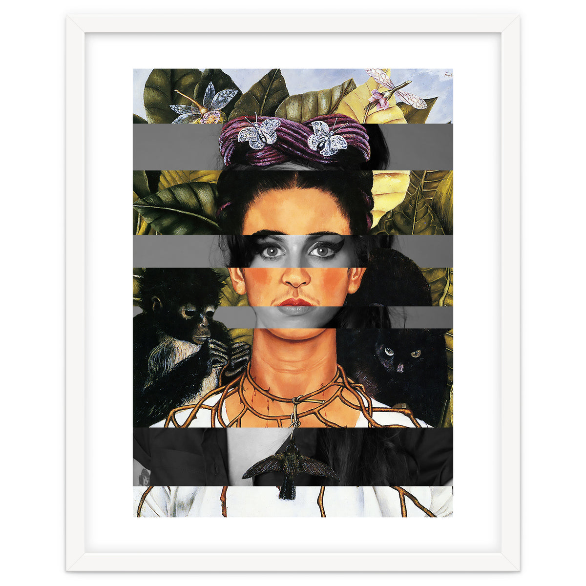 Frida's Self Portrait With Thorn Necklace & Amy Winehouse