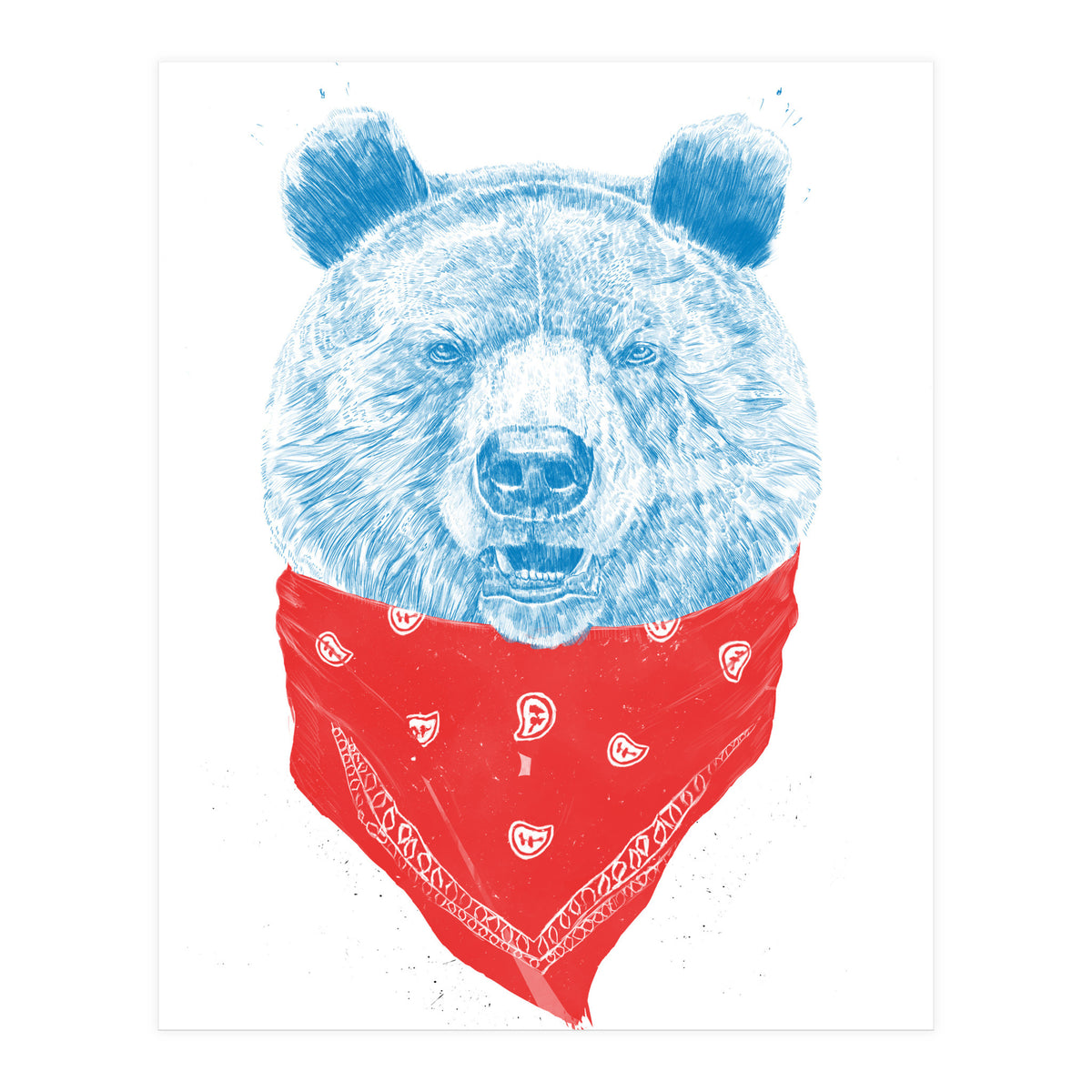 Wild Bear Color Version (Print Only)