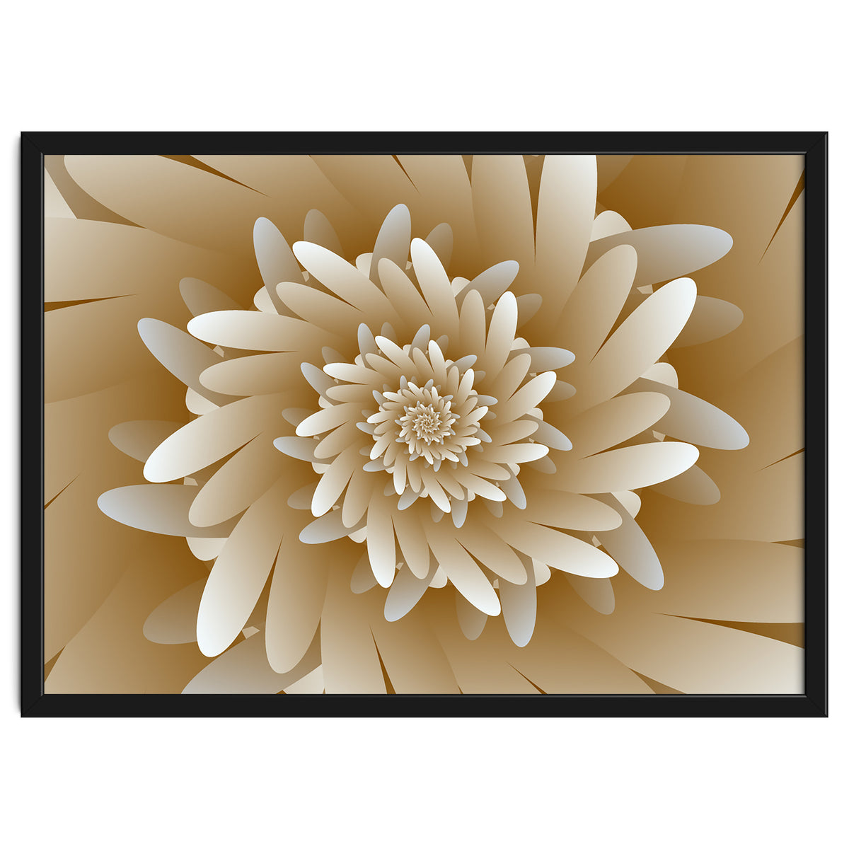 Abstract Digital Floral ART