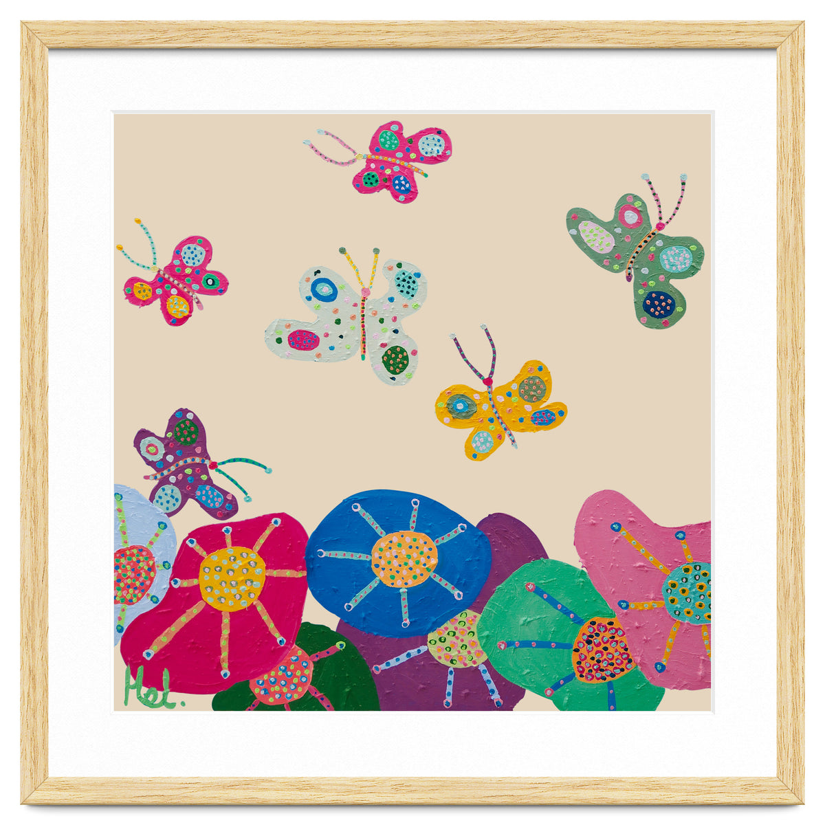 Butterflies Garden (pink)