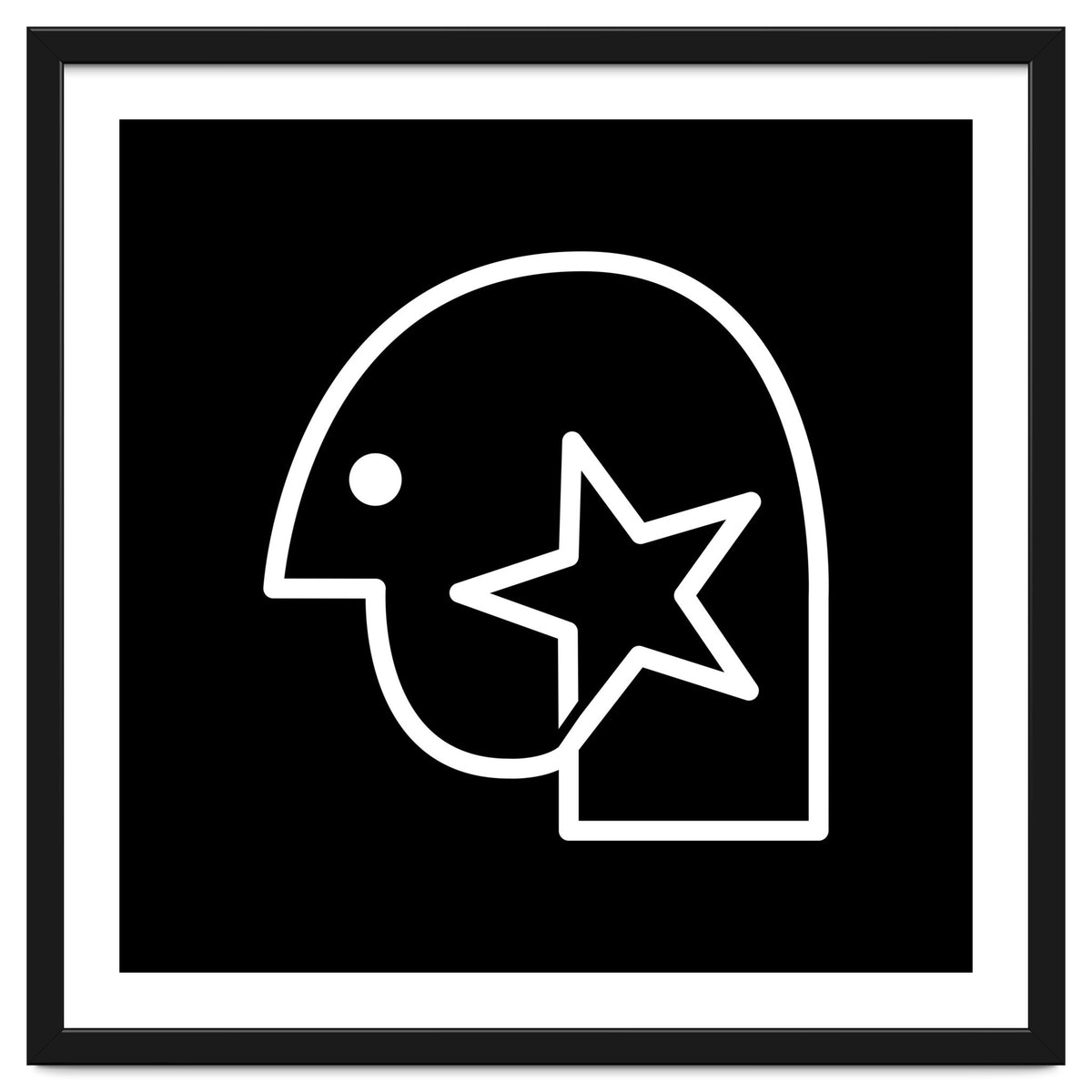 Head Star_Black