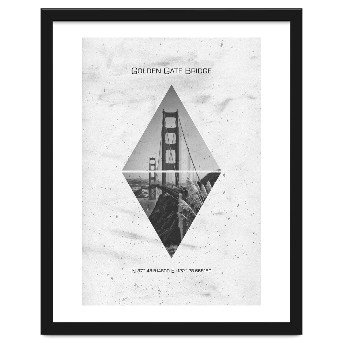 Coordinates SAN FRANCISCO Golden Gate Bridge