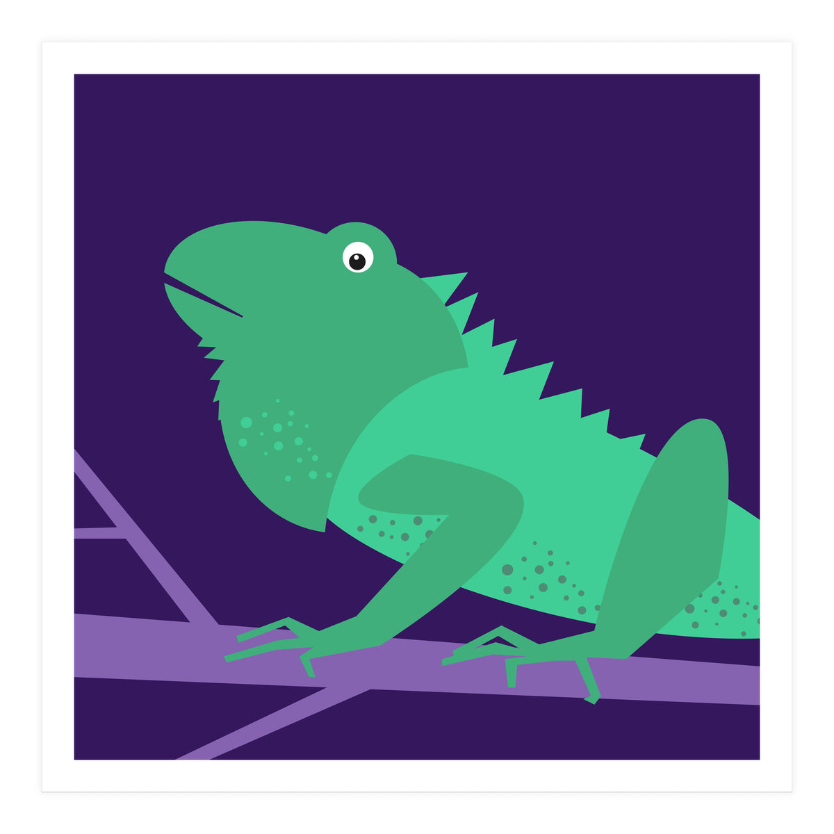 Kids Room Iguana (Print Only)